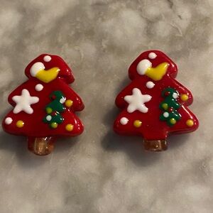 LampWork Double Sided Tree Beads (2)